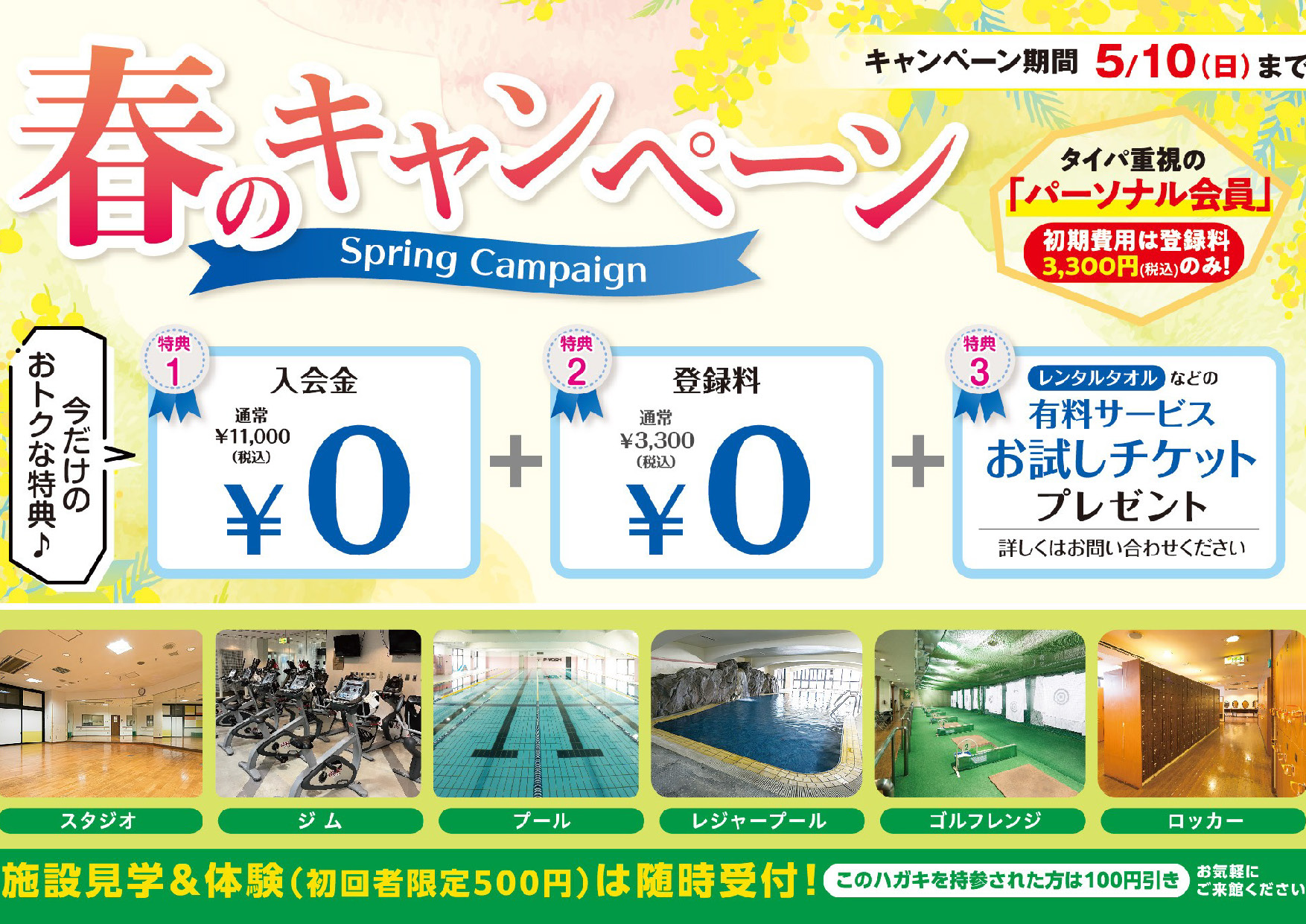 春のキャンペーン